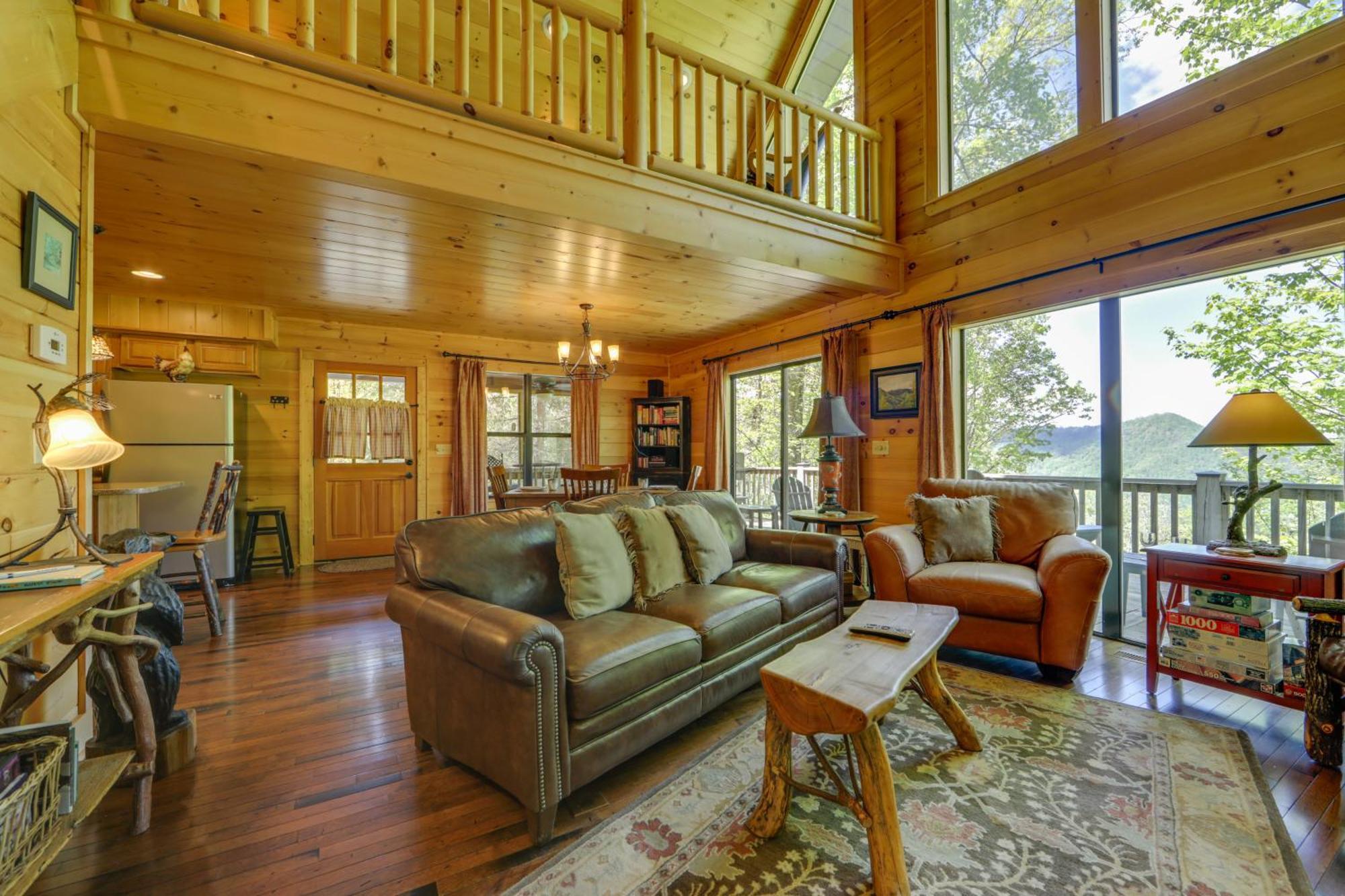 Bryson City Cabin With Hot Tub And Mountain Views! 外观 照片